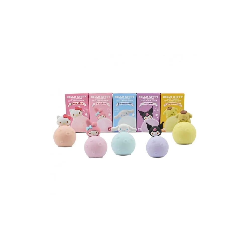 Sanrio Little Moon Light Series Mini Figures Hello Kitty and Friends Display 12 YuMe Toys