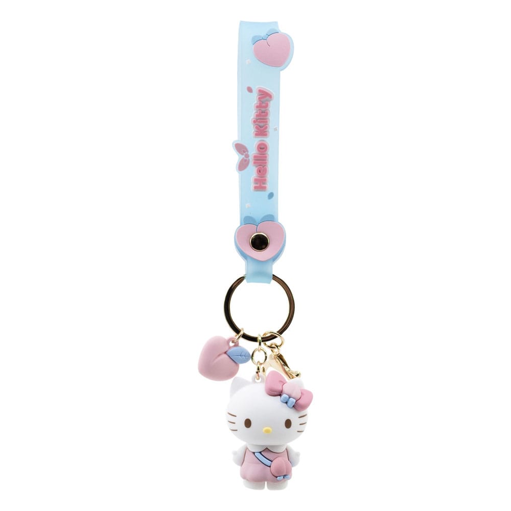 Sanrio Peach Series Keychain with Hand Strap Hello Kitty and Friends Display 12 YuMe Toys