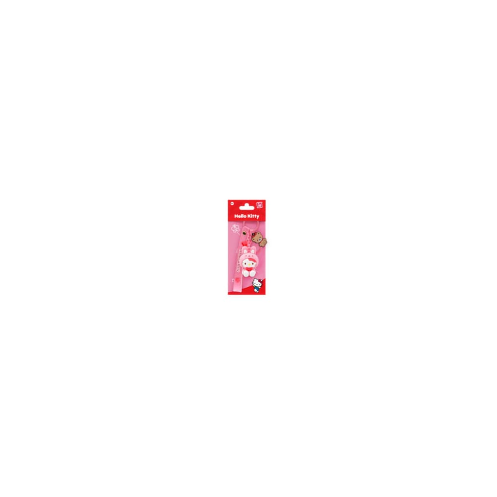Sanrio Raincoat Series Keychain with Hand Strap Hello Kitty and Friends Display 12 YuMe Toys