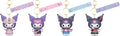 Sanrio Kuromi Cute Outfit Series Keychain with Hand Strap Kuromi Display 12 YuMe Toys