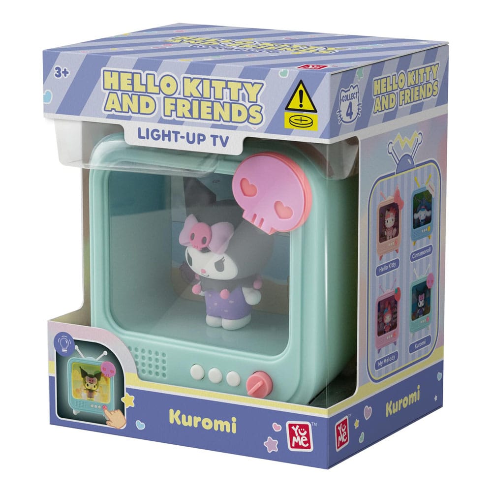 Sanrio Bedside Light TV Series Mini Figures Hello Kitty and Friends Display 8 YuMe Toys