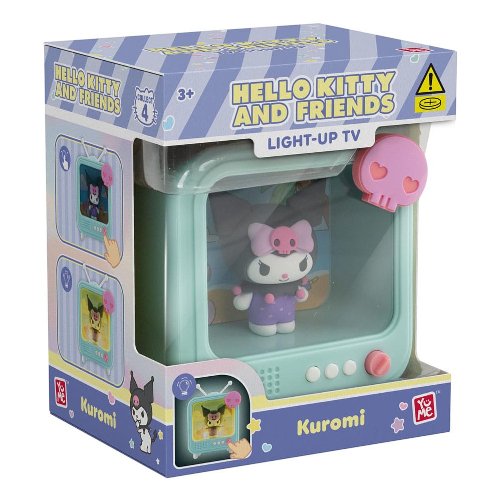 Sanrio Bedside Light TV Series Mini Figures Hello Kitty and Friends Display 8 YuMe Toys