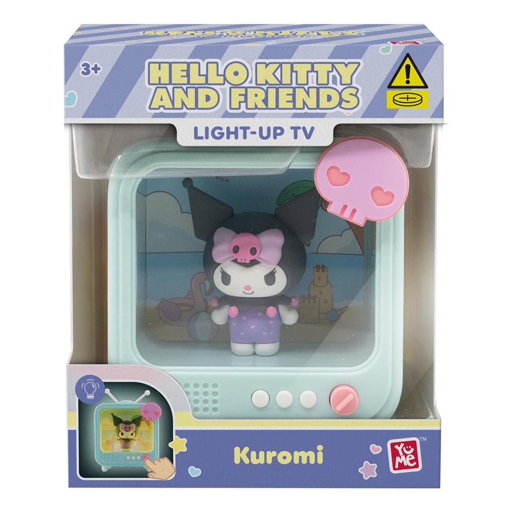 Sanrio Bedside Light TV Series Mini Figures Hello Kitty and Friends Display 8 YuMe Toys
