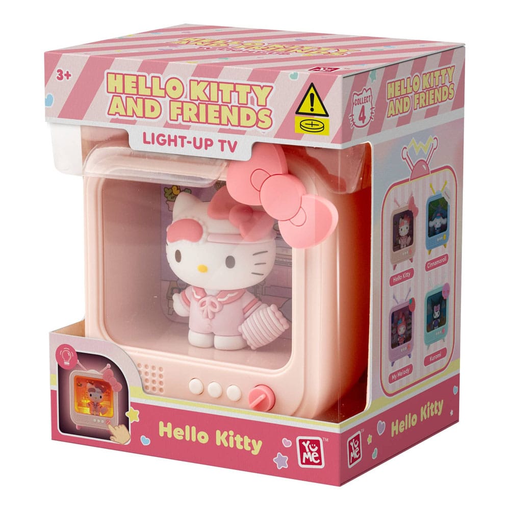 Sanrio Bedside Light TV Series Mini Figures Hello Kitty and Friends Display 8 YuMe Toys