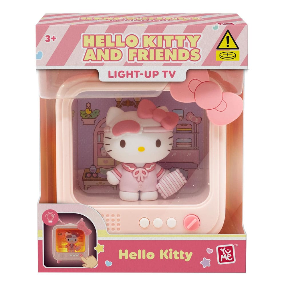 Sanrio Bedside Light TV Series Mini Figures Hello Kitty and Friends Display 8 YuMe Toys