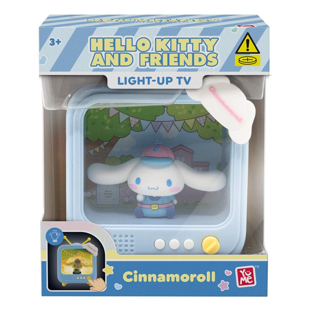 Sanrio Bedside Light TV Series Mini Figures Hello Kitty and Friends Display 8 YuMe Toys