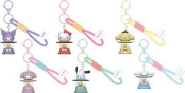 Sanrio Light Up Camping Lamp Series Keychain with Hand Strap Hello Kitty and Friends Display 9 YuMe Toys