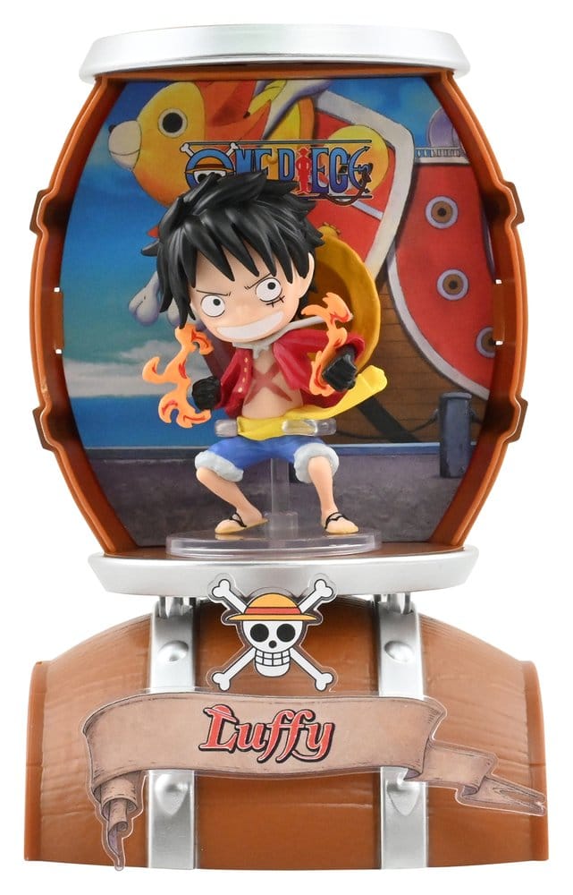 One Piece Barrel Capsule Mini Figures Blind Box Display 6 YuMe Toys