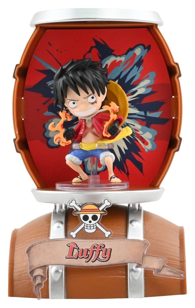 One Piece Barrel Capsule Mini Figures Blind Box Display 6 YuMe Toys