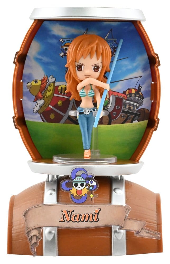 One Piece Barrel Capsule Mini Figures Blind Box Display 6 YuMe Toys