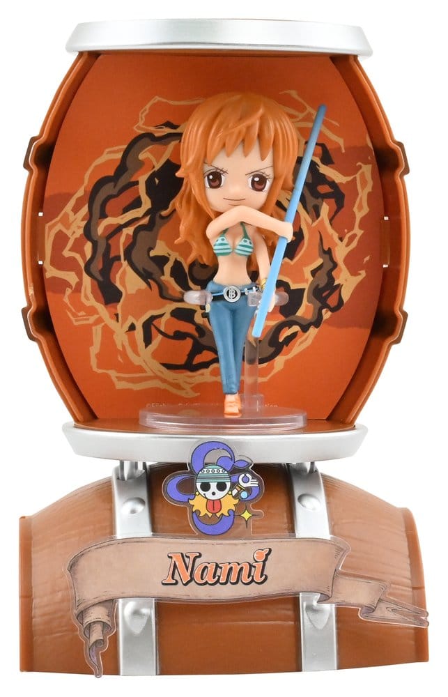 One Piece Barrel Capsule Mini Figures Blind Box Display 6 YuMe Toys