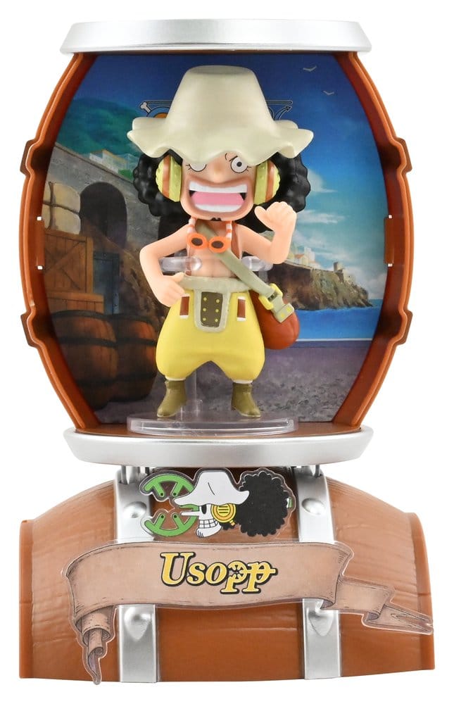 One Piece Barrel Capsule Mini Figures Blind Box Display 6 YuMe Toys