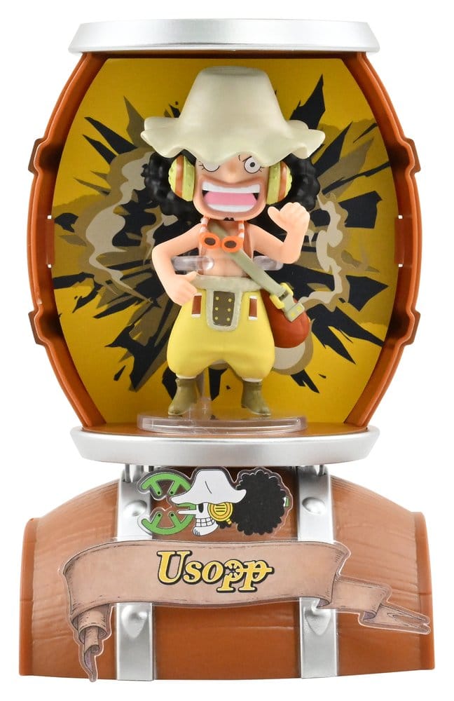 One Piece Barrel Capsule Mini Figures Blind Box Display 6 YuMe Toys