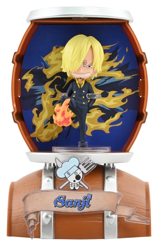 One Piece Barrel Capsule Mini Figures Blind Box Display 6 YuMe Toys
