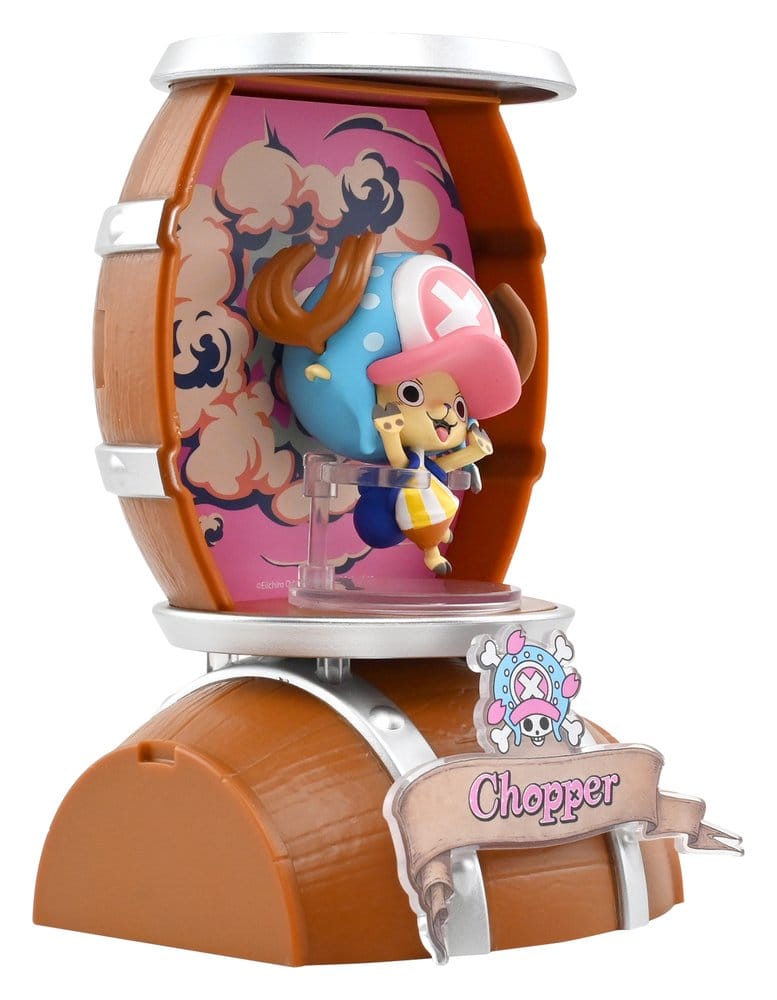 One Piece Barrel Capsule Mini Figures Blind Box Display 6 YuMe Toys