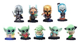 Star Wars The Mandalorian Cosbi Mini Figures Blind Box Display 8 Hot Toys