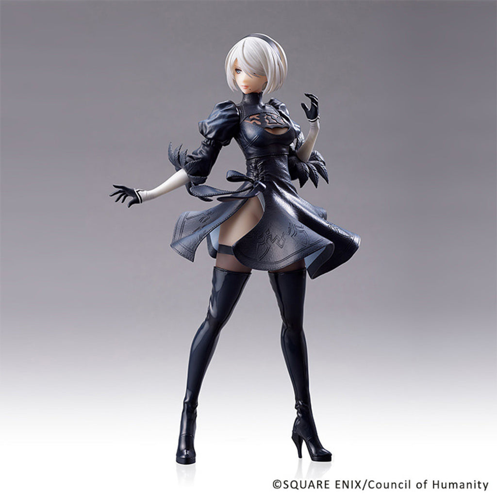 NIER AUTOMATA VER.1.1A STATUETTE 2B YORHA NO. 2 TYPE B NO GOGGLES VER.