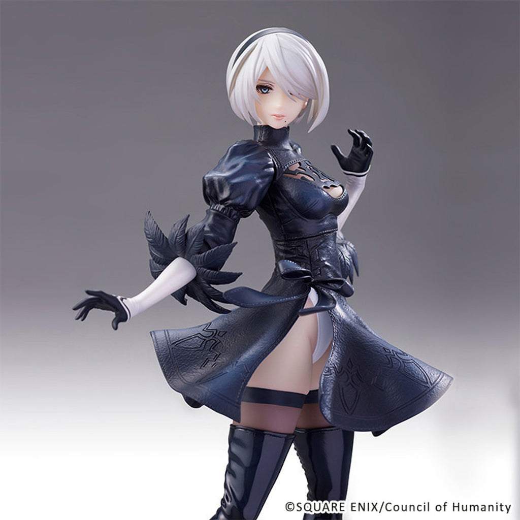 NIER AUTOMATA VER.1.1A STATUETTE 2B YORHA NO. 2 TYPE B NO GOGGLES VER.